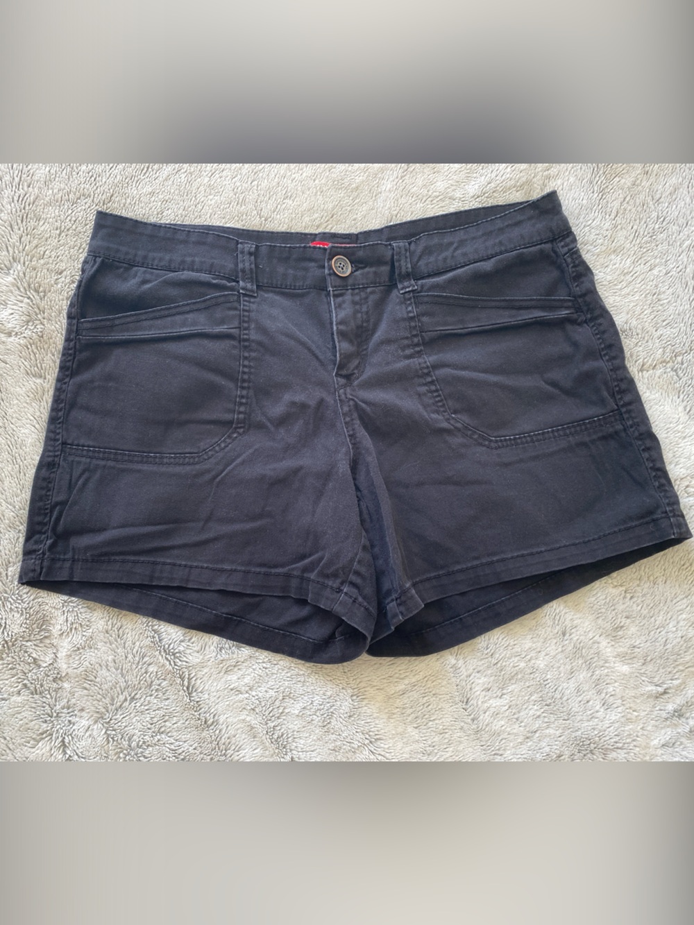 UNIONBAY Black Women's Utility Shorts